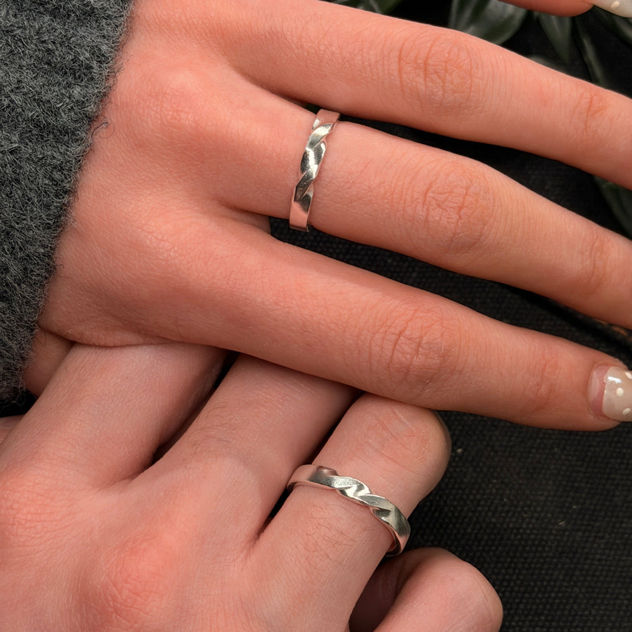Handmade silver rings